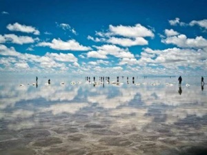 Salar du Ayuni in Bolivia